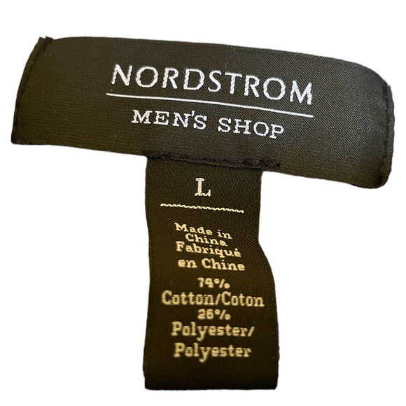 EUC, Nordstrom Men’s Rack Gray Shawl neck, size large, sweater, cotton/polyester - Picture 3 of 4